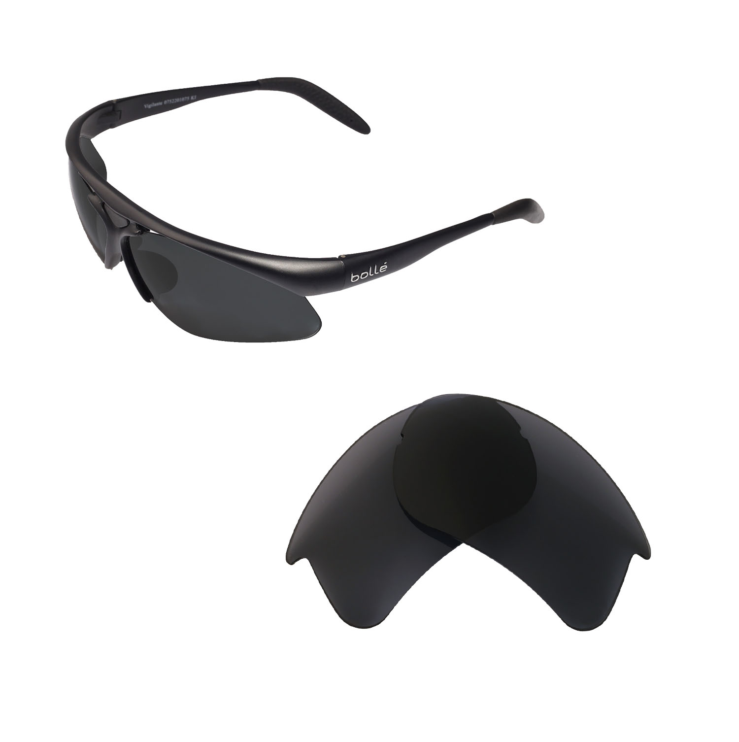 Walleva Replacement Lenses for Bolle Vigilante SunglassesMultiple Options eBay